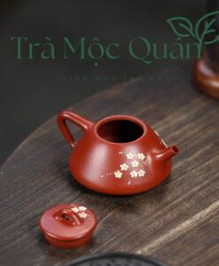 Ấm Thạch Biều Đại Hồng Bào Vẽ Hoa Mai ATS2