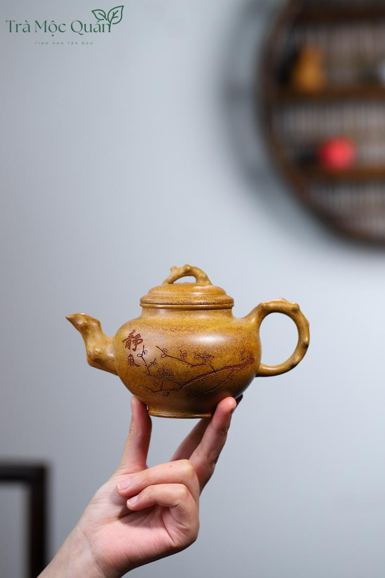 Ấm Tử Sa Báo Xuân Đoạn Nê Nung Củi ATS11