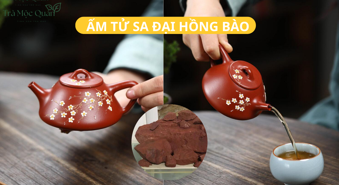 Ấm tử sa Đại Hồng Bào