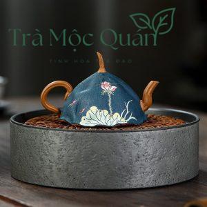 Ấm Tử Sa Độc Ẩm Lá Sen Đất Giáng Ba Nê ATS37