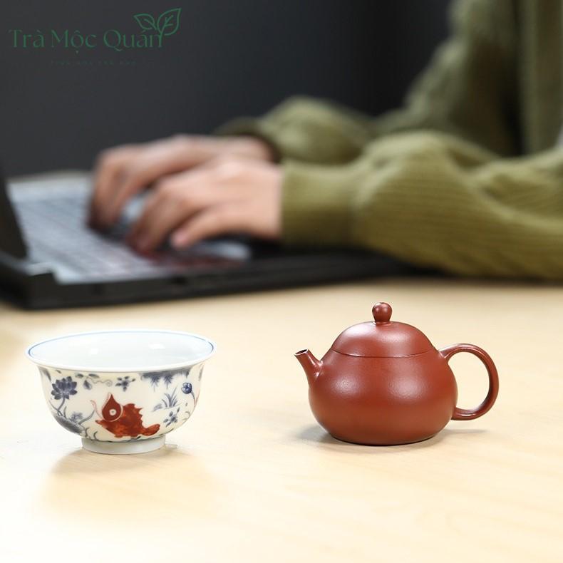 Ấm Tử Sa Độc Ẩm Văn Đán Chu Nê Nguyên Khoáng ATS41