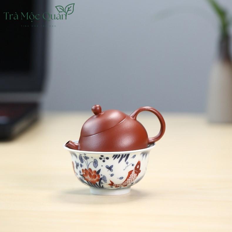 Ấm Tử Sa Độc Ẩm Văn Đán Chu Nê Nguyên Khoáng ATS41