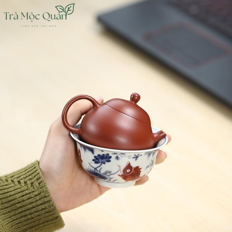Ấm Tử Sa Độc Ẩm Văn Đán Chu Nê Nguyên Khoáng ATS41