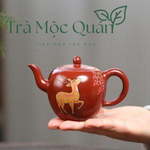 Ấm Tử Sa Mỹ Nhân Kiên Đất Đại Hồng Bào 200ml ATS44
