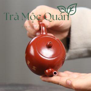 Ấm Tử Sa Mỹ Nhân Kiên Đất Đại Hồng Bào 200ml ATS44