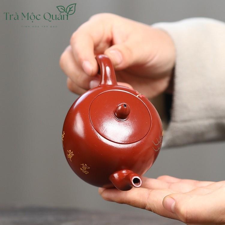 Ấm Tử Sa Mỹ Nhân Kiên Đất Đại Hồng Bào 200ml ATS44