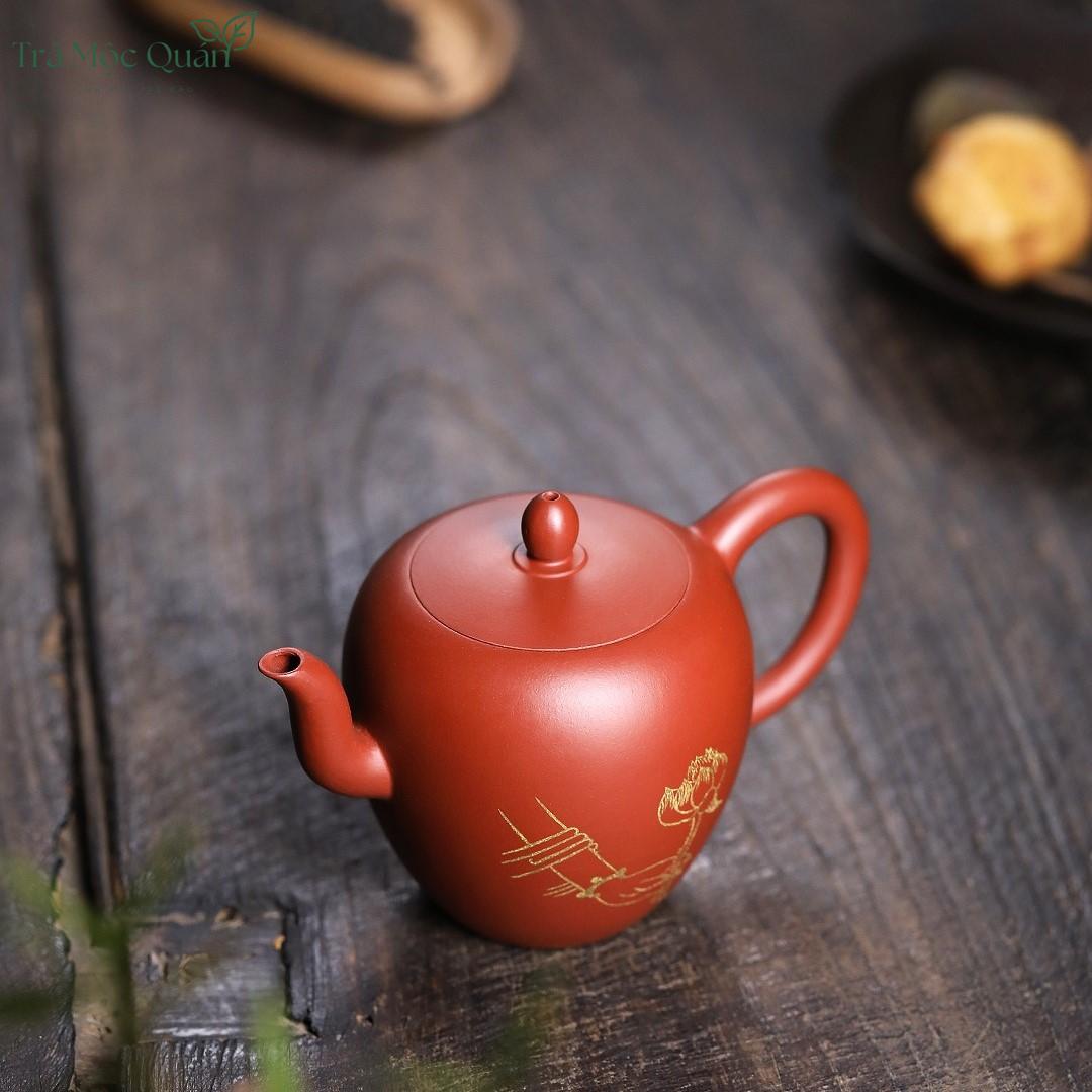 Ấm Tử Sa Mỹ Nhân Kiên Miêu Kim Đại Hồng Bào 260ml ATS43