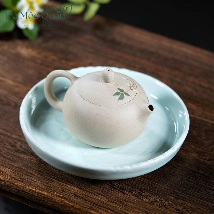 Ấm Tử Sa Tây Thi Hoa Mẫu Đơn Bạch Đoạn Nê ATS23