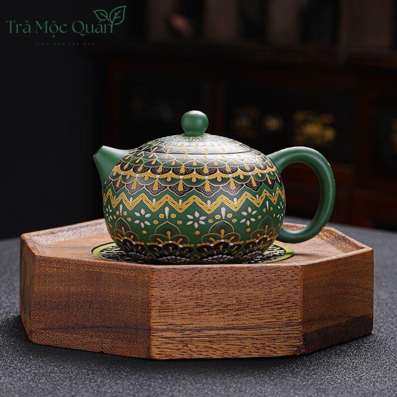 Ấm Tử Sa Tây Thi Hoa Văn Lục Nê ATS20