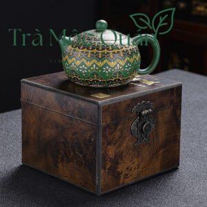 Ấm Tử Sa Tây Thi Hoa Văn Lục Nê ATS20