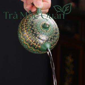 Ấm Tử Sa Tây Thi Hoa Văn Lục Nê ATS20