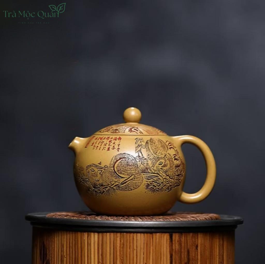 Ấm Tử Sa Tây Thi Khắc Sóc Đoạn Nê ATS24