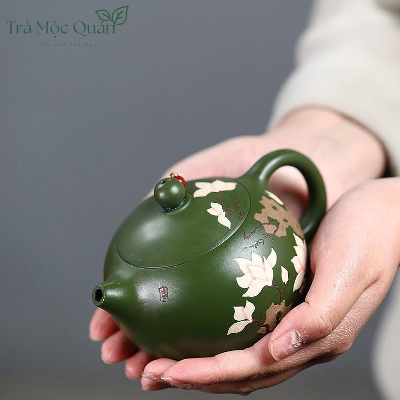 Ấm Tử Sa Tây Thi Ngọc Lan Lục Nê ATS14
