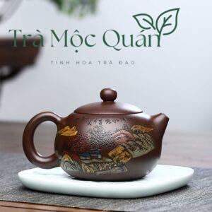 Ấm Tử Sa Tây Thi Sơn Thuỷ Tử Nê ATS25