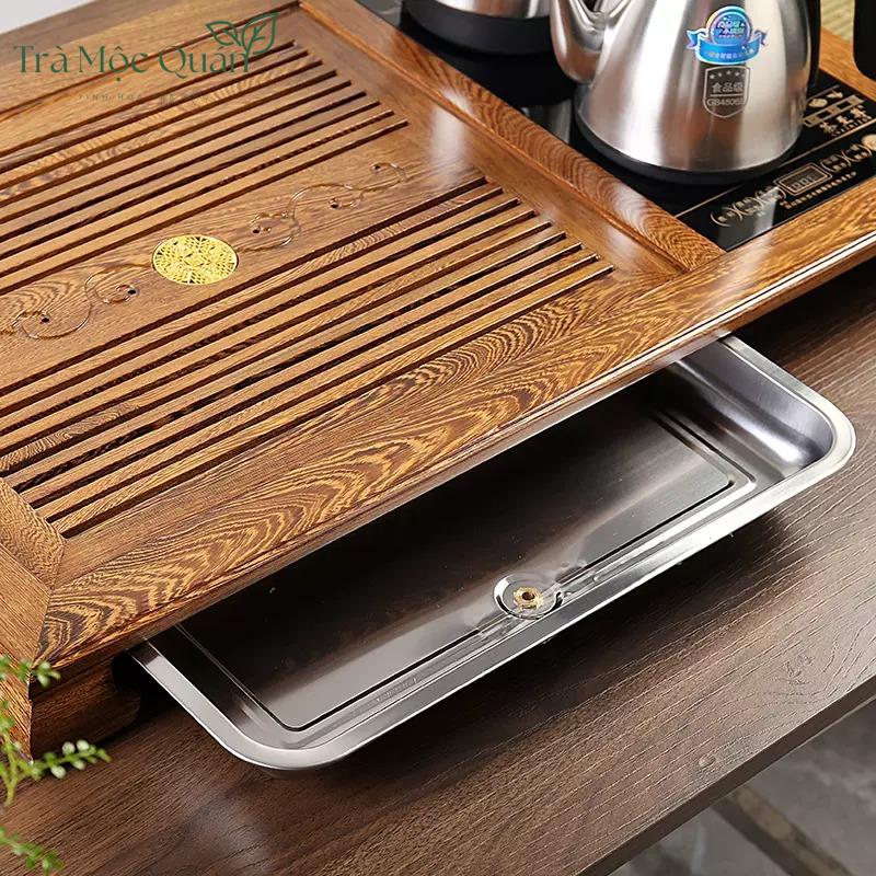 Bàn Trà Điện Thông Minh Gỗ Cánh Gà BTD205