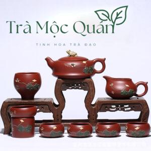 Bộ Ấm Chén Hà Đường Nguyệt Sắc BAT8