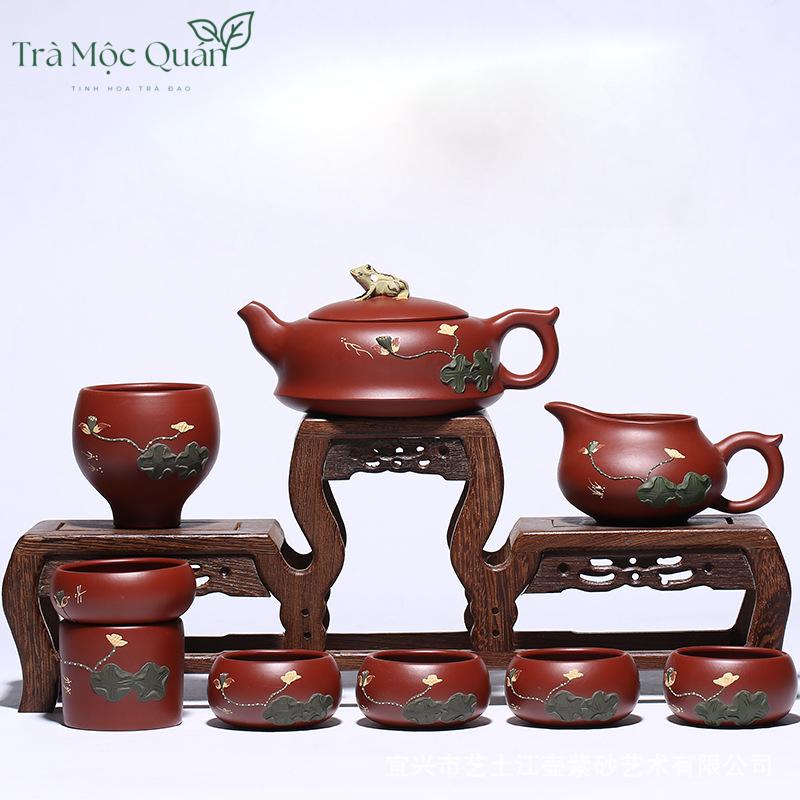 Bộ Ấm Chén Hà Đường Nguyệt Sắc BAT8