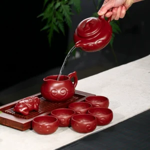 Bộ Ấm Chén Phỏng Cổ Như Ý BAT9