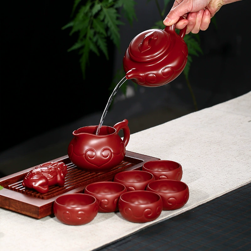 Bộ Ấm Chén Phỏng Cổ Như Ý BAT9