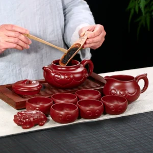 Bộ Ấm Chén Phỏng Cổ Như Ý BAT9