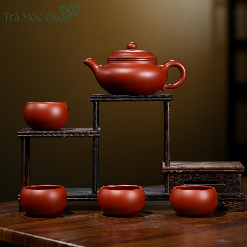 Bộ Ấm Trà Tử Sa Nghi Hưng Phỏng Cổ Đại Hồng Bào BAT5
