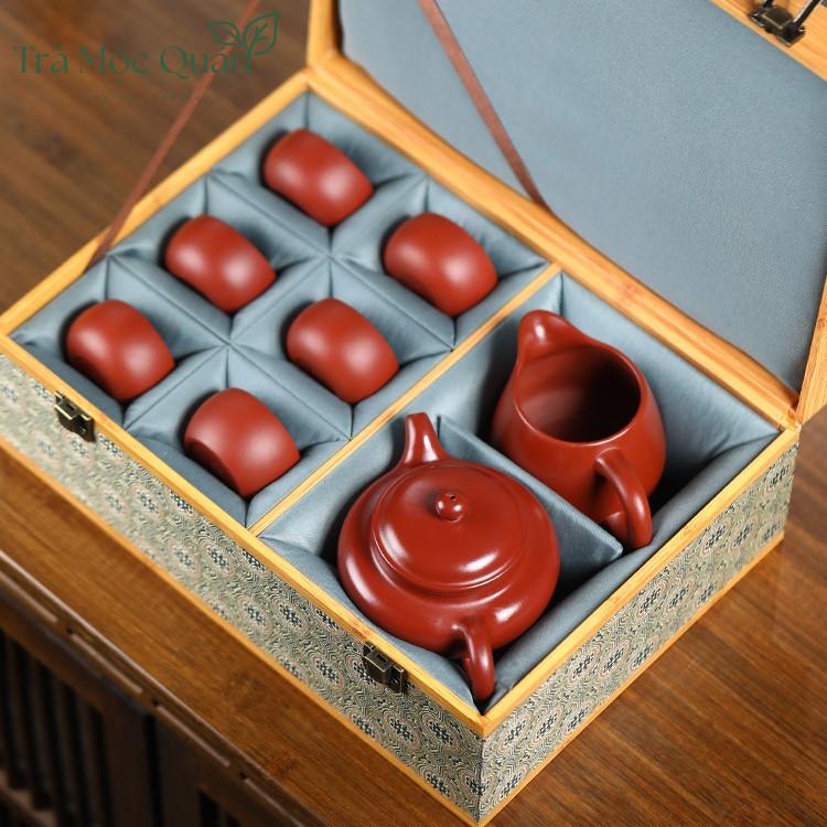 Bộ Ấm Trà Tử Sa Phỏng Cổ Đại Hồng Bào BAT4