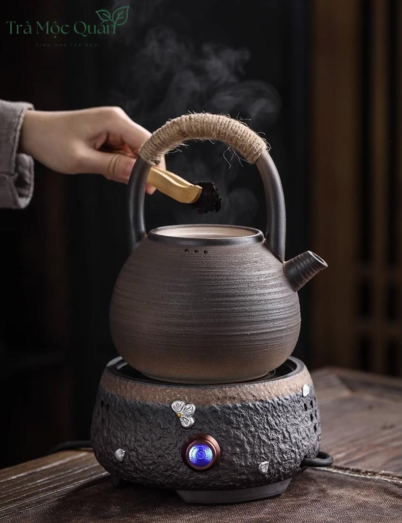 Bộ Bếp Hồng Ngoại Gốm Khoáng Chim Hoa Phú Quý