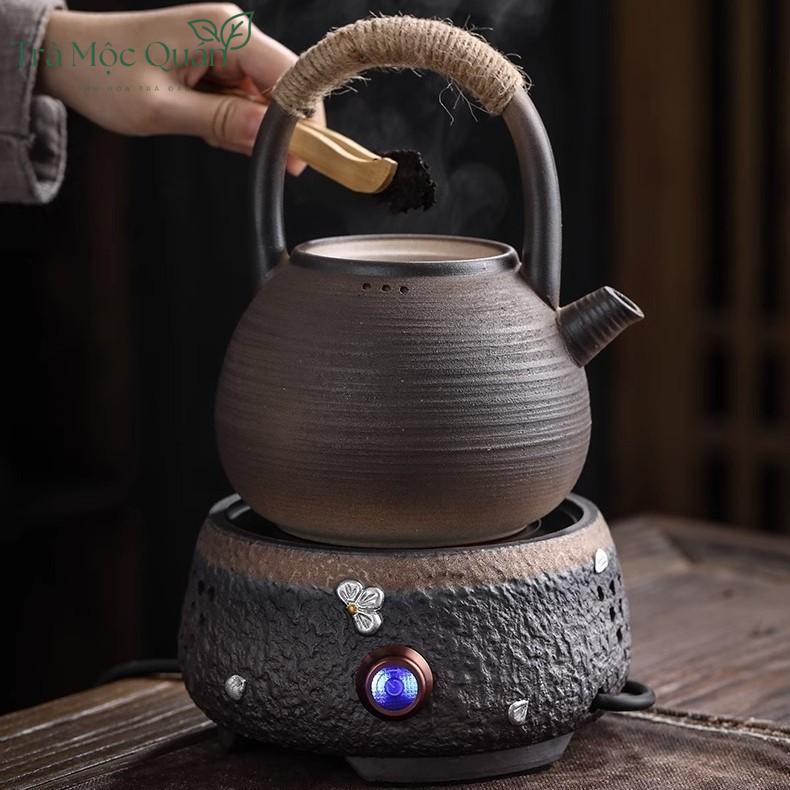 Bộ Bếp Hồng Ngoại Gốm Khoáng Chim Hoa Phú Quý