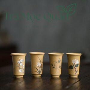 Bộ Chén Trà Thưởng Hương Mai Lan Trúc Cúc 50ml