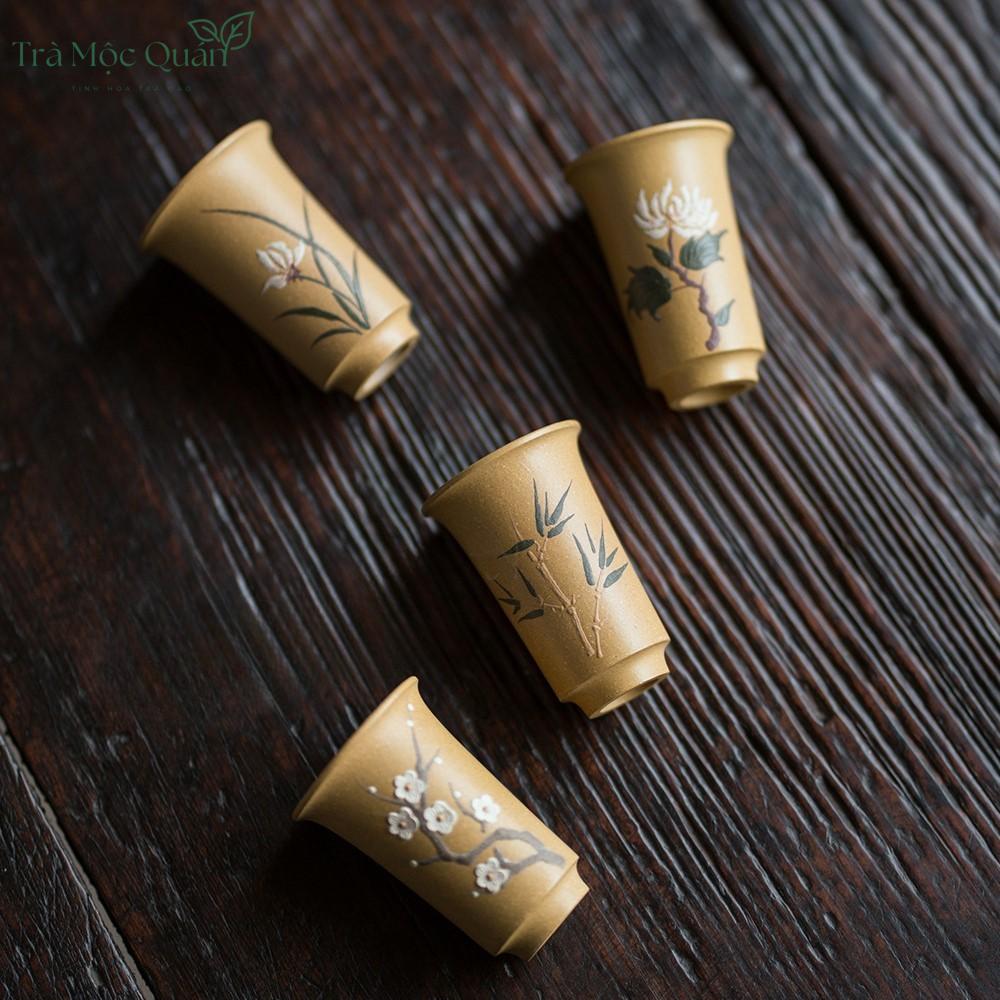 Bộ Chén Trà Thưởng Hương Mai Lan Trúc Cúc 50ml