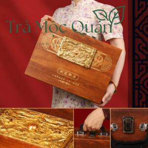 Bộ Tam Đại Danh Trà (Kim Tuấn Mi – Đại Hồng Bào – Thiết Quan Âm) Kèm Ấm Trà QA66