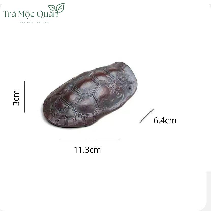 Cung Nhãn Trà Gốm Tử Sa Mai Rùa, Trang Trí Bàn Trà Đạo