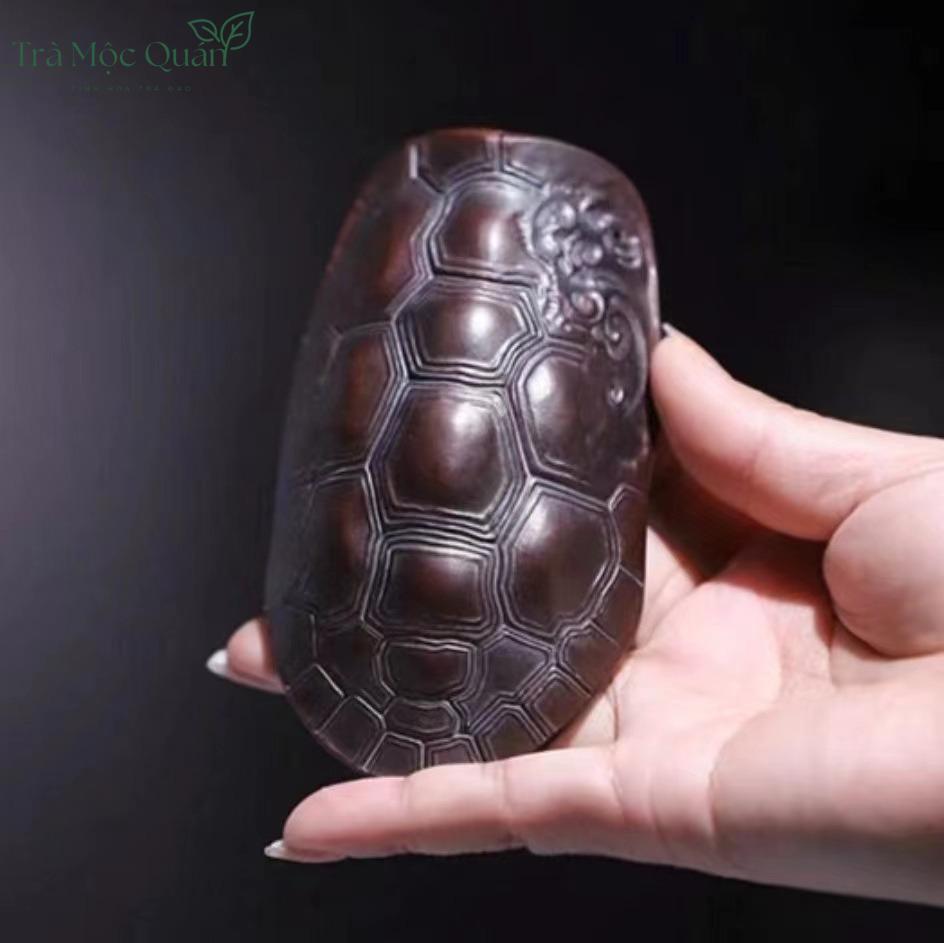 Cung Nhãn Trà Gốm Tử Sa Mai Rùa, Trang Trí Bàn Trà Đạo