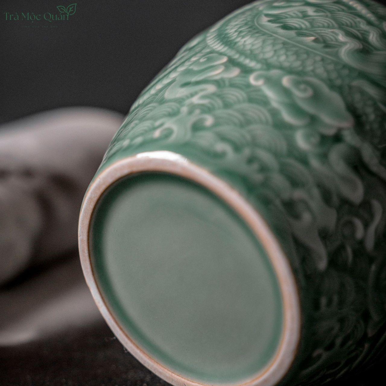 Hũ Trà Thanh Sứ Long Phụng HDT003