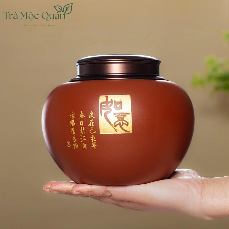 Hũ Trà Tử Sa Đại Hồng Bào HDT002