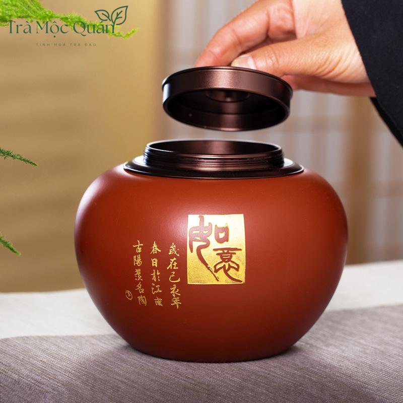 Hũ Trà Tử Sa Đại Hồng Bào HDT002