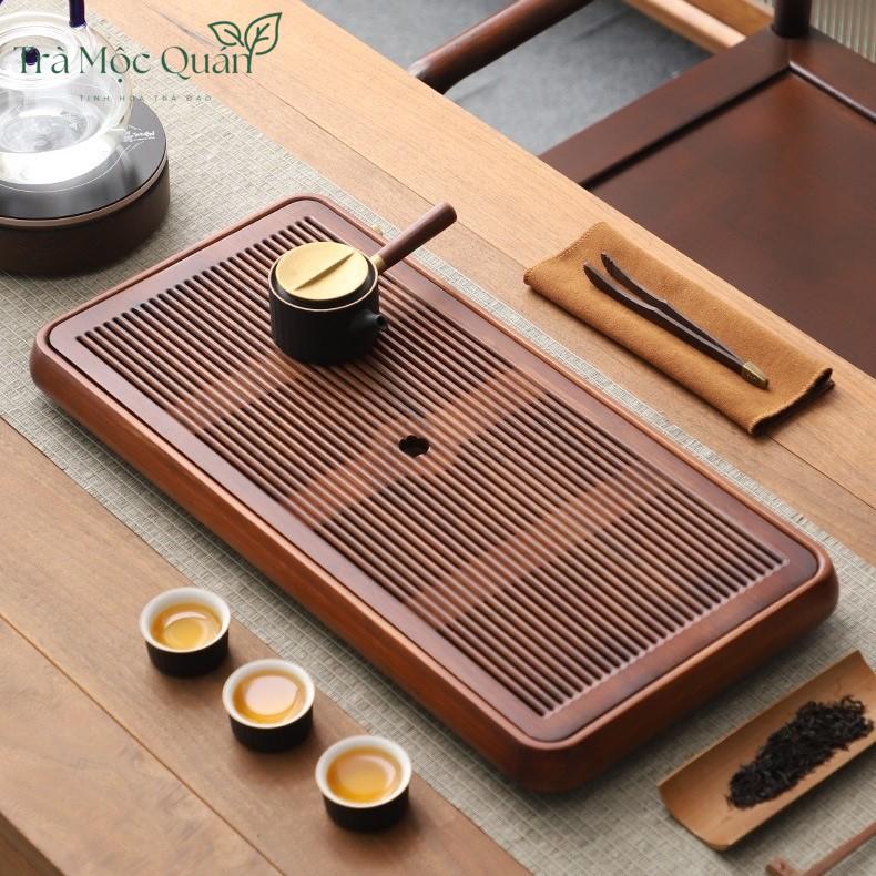 Khay Trà Tre Cao Cấp Tích Hợp Khoang Chứa Nước KT50