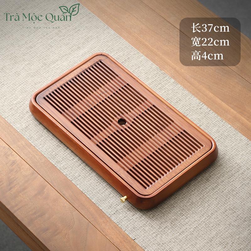Khay Trà Tre Cao Cấp Tích Hợp Khoang Chứa Nước KT50