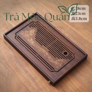 Khay Trà Tre Thiết Kế Tự Nhiên Có Khoang Chứa Nước Đa Size KT53