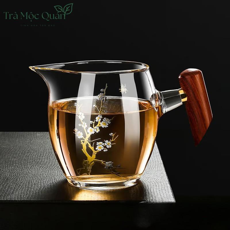 Tống Chuyên Trà Thủy Tinh Cán Gỗ Đa Dạng Mẫu Mã TT19