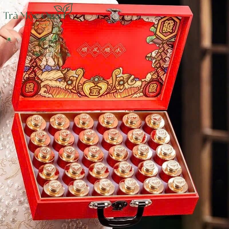 Trà Đại Hồng Bào Cao Cấp – Hộp Quà 30 Lon DHB53