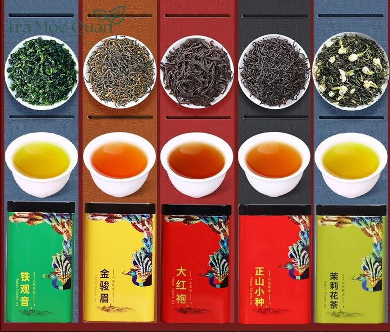 Trà Đại Hồng Bào Hộp Thiếc Đỏ Cao Cấp 80g DHB57