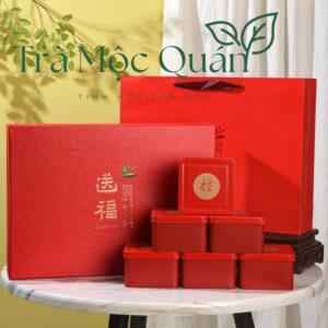 Trà Thiết Quan Âm – Hộp Quà Biếu Cao Cấp 420g (6 Hộp / 60 Gói) QA56
