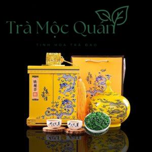 Trà Thiết Quan Âm Nùng Hương Thượng Hạng 2026 – Hộp Quà Cung Đình Hoàng Kim 500g QA53