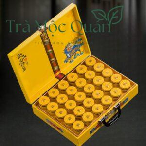 Trà Thiết Quan Âm – Hộp Quà Vali Vàng Kim Long 30 Hũ 420g QA54