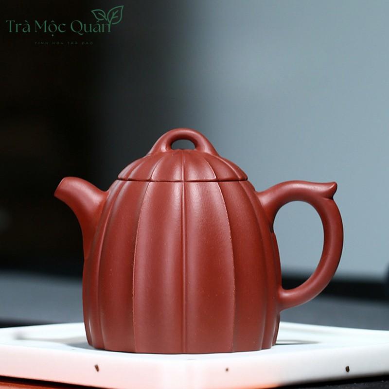 Ấm Tử Sa Dáng Tần Quyền Cúc Lôi Đất Đại Hồng Bào 200ml ATS53