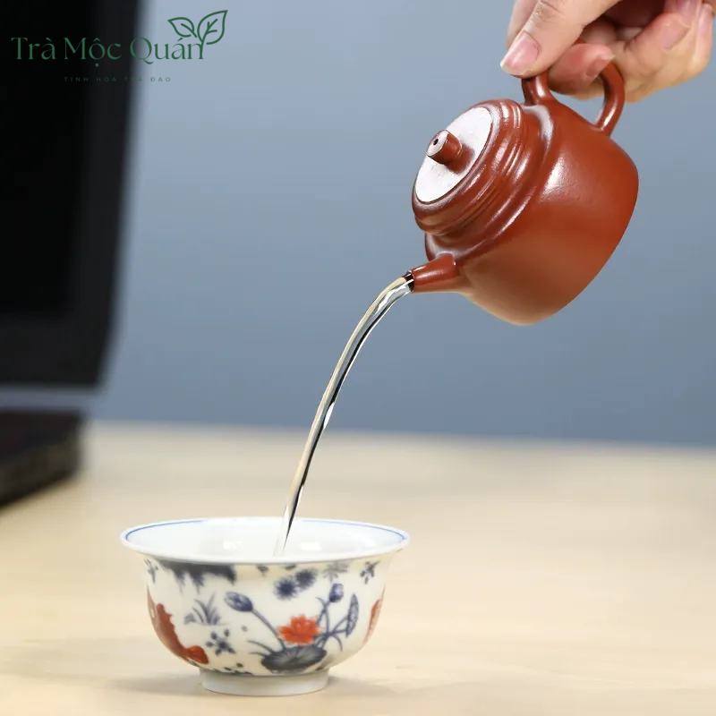 Ấm Tử Sa Độc Ẩm Đức Chung Chu Nê ATS39