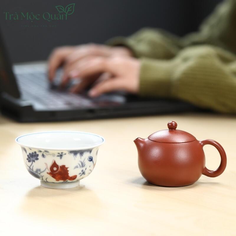 Ấm Tử Sa Độc Ẩm Tây Thi Chu Nê Nguyên Khoáng ATS38