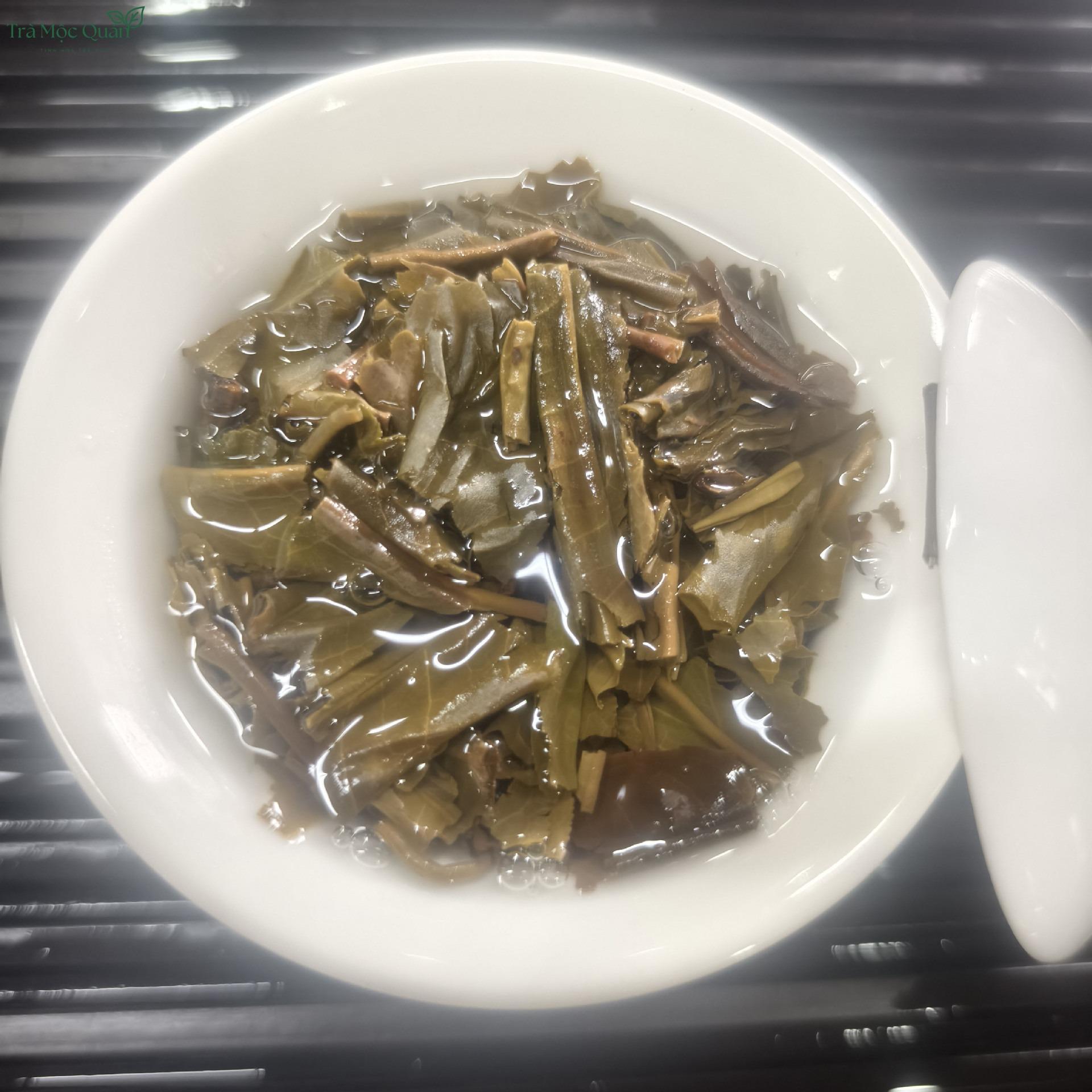 Bánh Trà Phổ Nhĩ Sống Mãnh Hải Vân Nam 357g Sản Xuất 26/4/2019 PN58