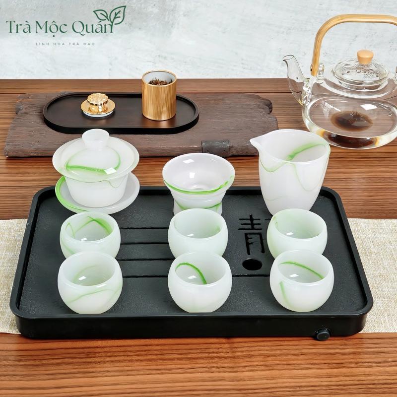 Bộ Chén Khải Ngọc Pha Trà Sang Trọng BAT24